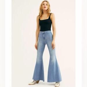 Free People We The Free Just Float On Flare Jeans Size 27